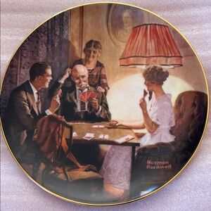 Norman Rockwell Ceramic Plate